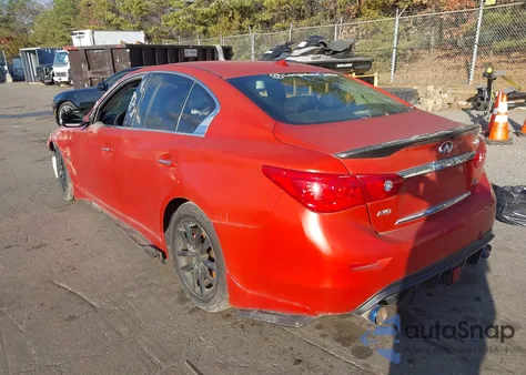 2015 Infiniti Q50 Premium из США, поврежденный, VIN JN1BV7AR1FM410942